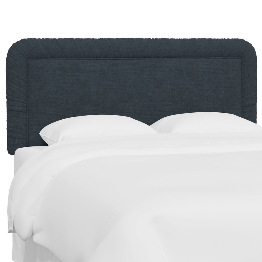 Abigail Twin Headboard in Linen Navy added by Hansine Sterken