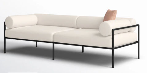 Lucinde 84'' Aluminum Outdoor Patio Sofa added by Fabian Ortega