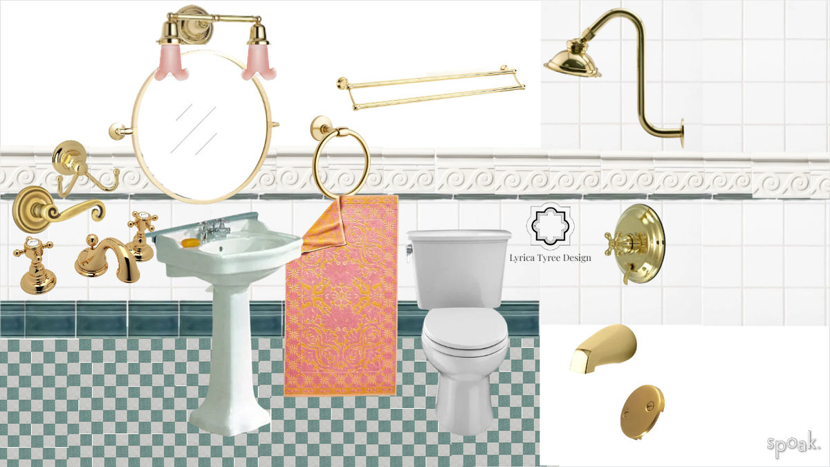 Bathroom Inspiration designed by Lyrica Tyree