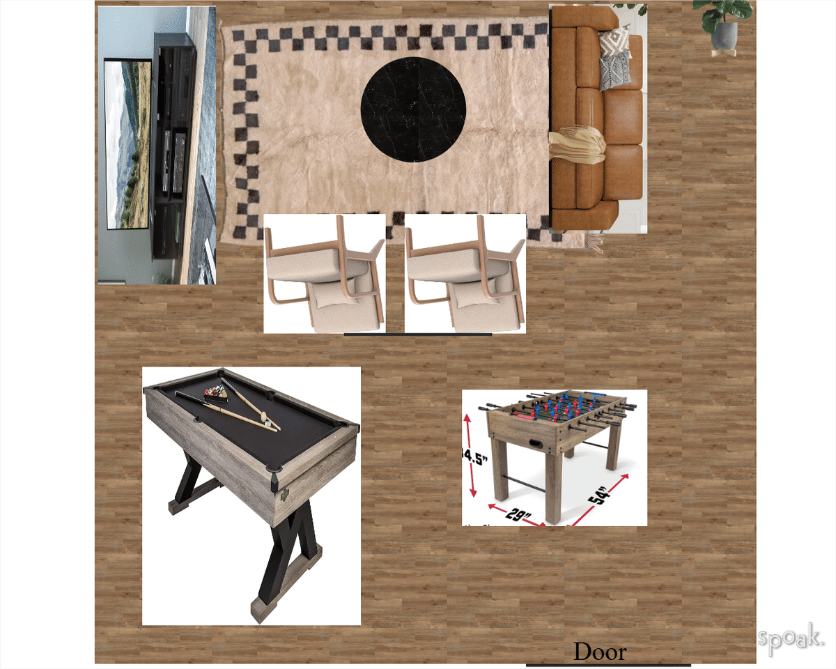 Game Room Ideas designed by Taylor Goodwin