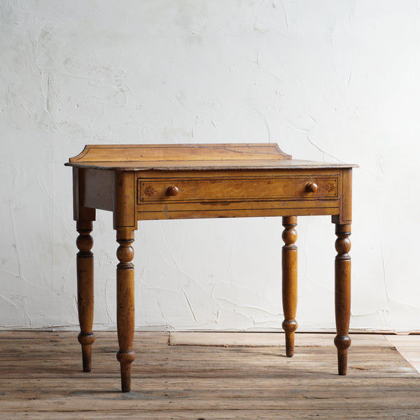 Antique Small Desk - painted pine added by Kathleen Baumer