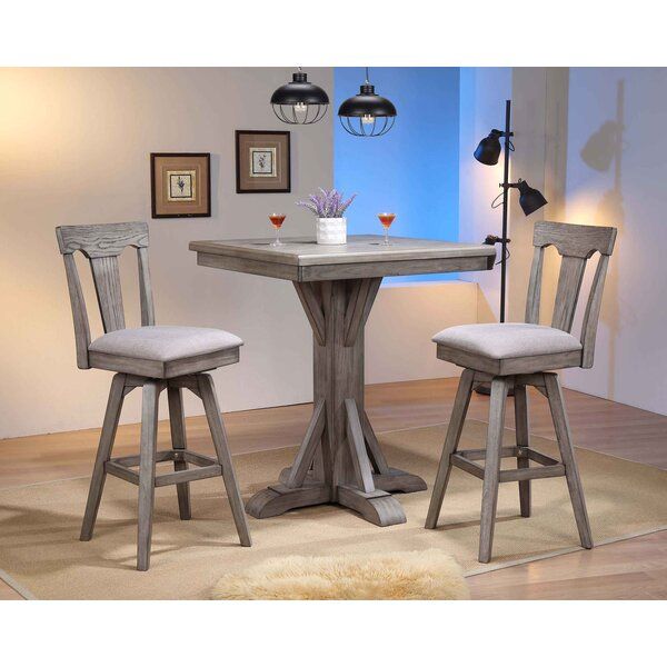 Jonson 3 - Piece Pedestal Dining Set added by sallie tyler