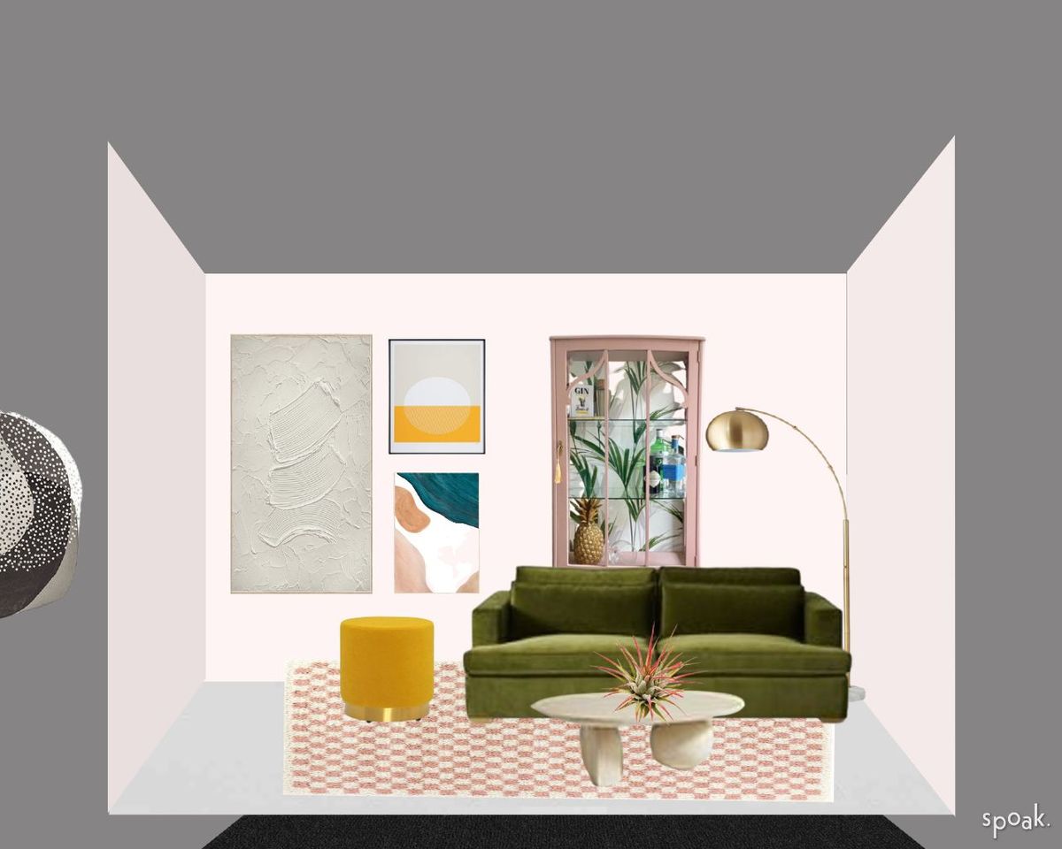 Kitchen + Living Room Inspo designed by Noel Hailey