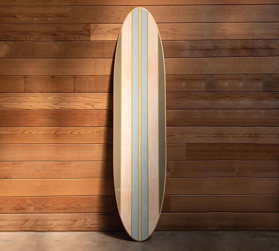 Striped Wooden Surfboard Wall Décor, 66" added by Rebecca Dennee