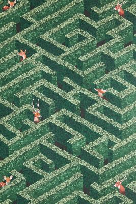 Josephine Munsey Labyrinth With Deer Wallpaper added by Katie Hoffman