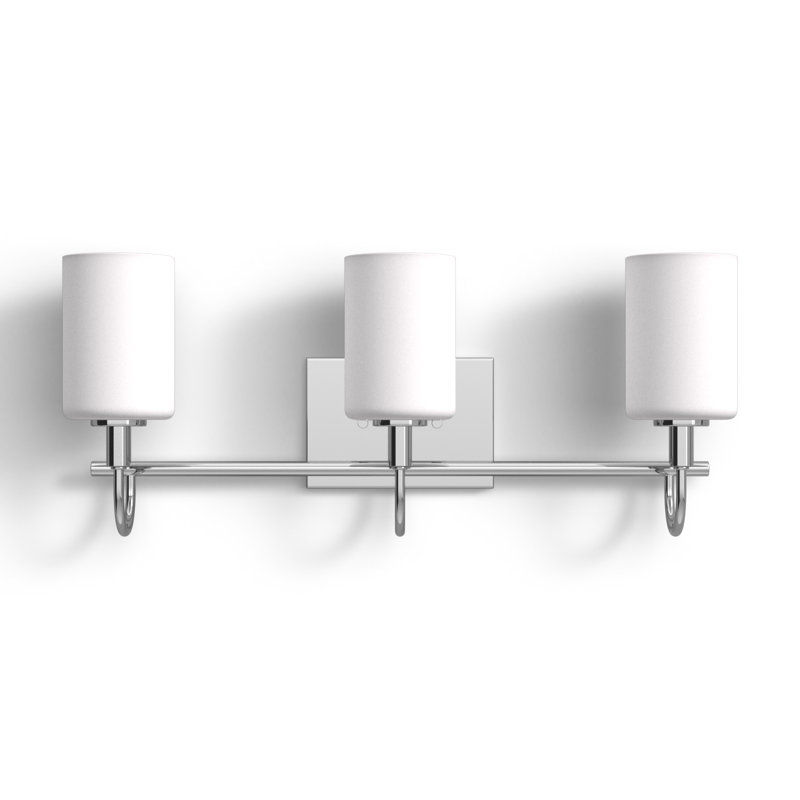 Rowley 3 Light Frosted Dimmable Vanity Light added by Kate Savitch