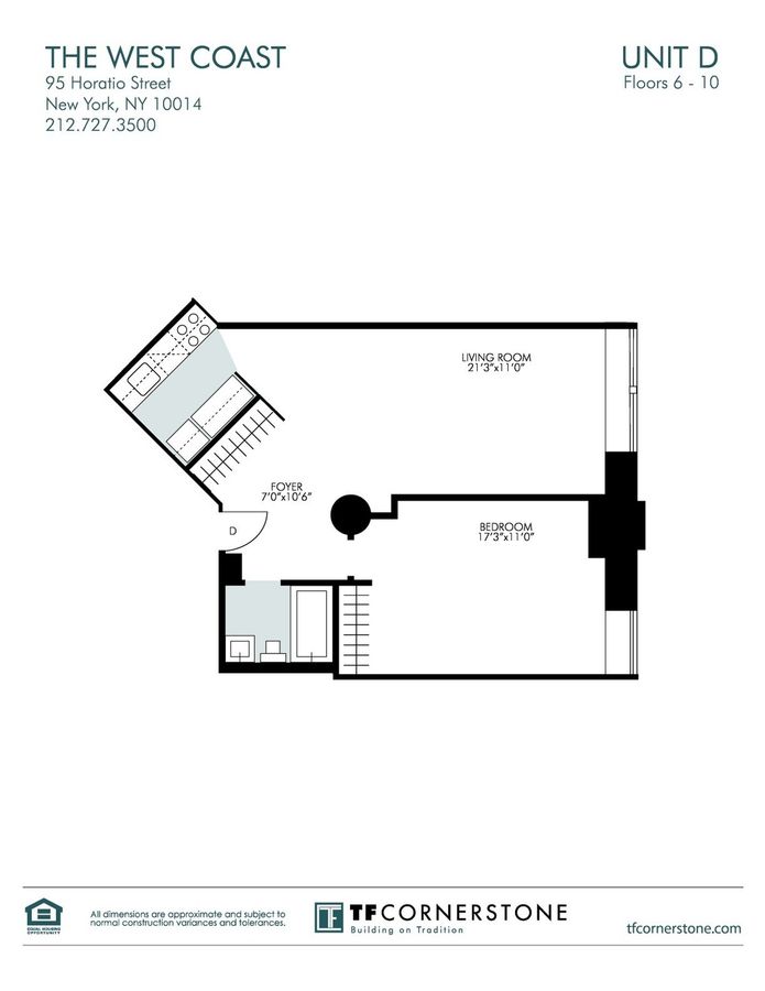 For Rent: 95 Horatio St. #8D in West Village added by Spoak Member