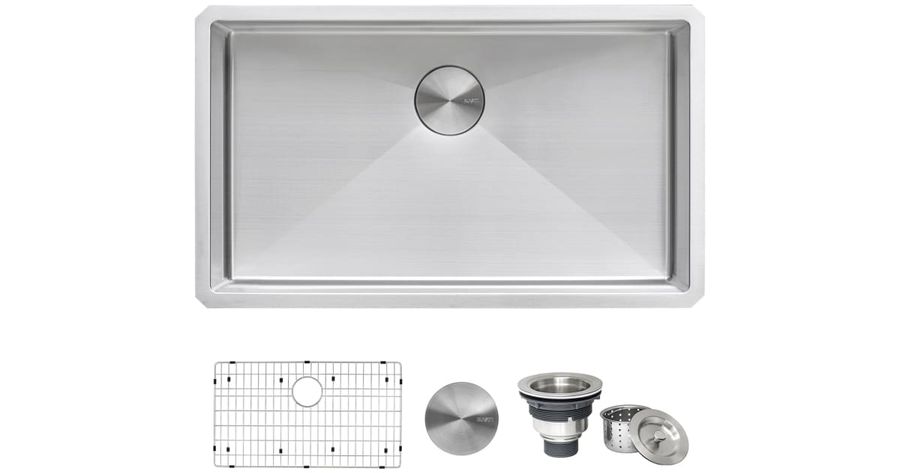 Ruvati RVH7433 Gravena 33" Undermount Single Basin | Build.com added by Brooke Schwartz