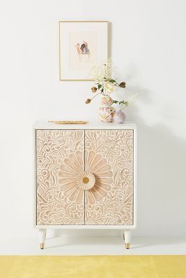 Handcarved Gulliver Entryway Cabinet added by Sunayna Ravula