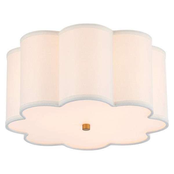 Olinde Linen Blend Flush Mount added by Brooke Schwartz