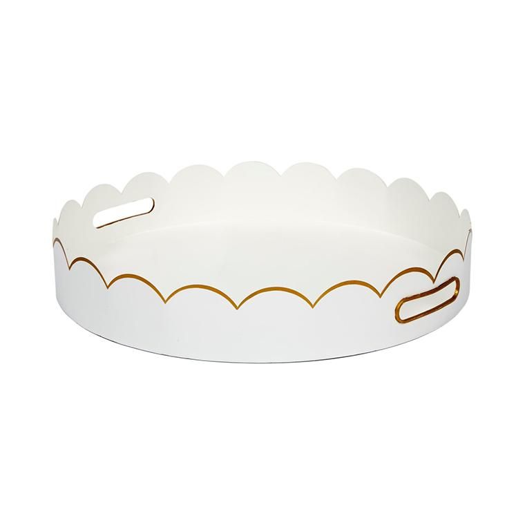 Cece Scalloped Tray in White | Caitlin Wilson added by Caroline Deaton