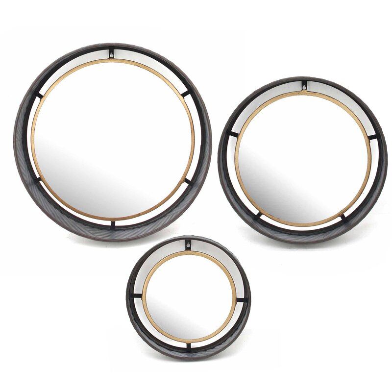 Quane 3 Piece Industrial Mirror Set added by Tayo A
