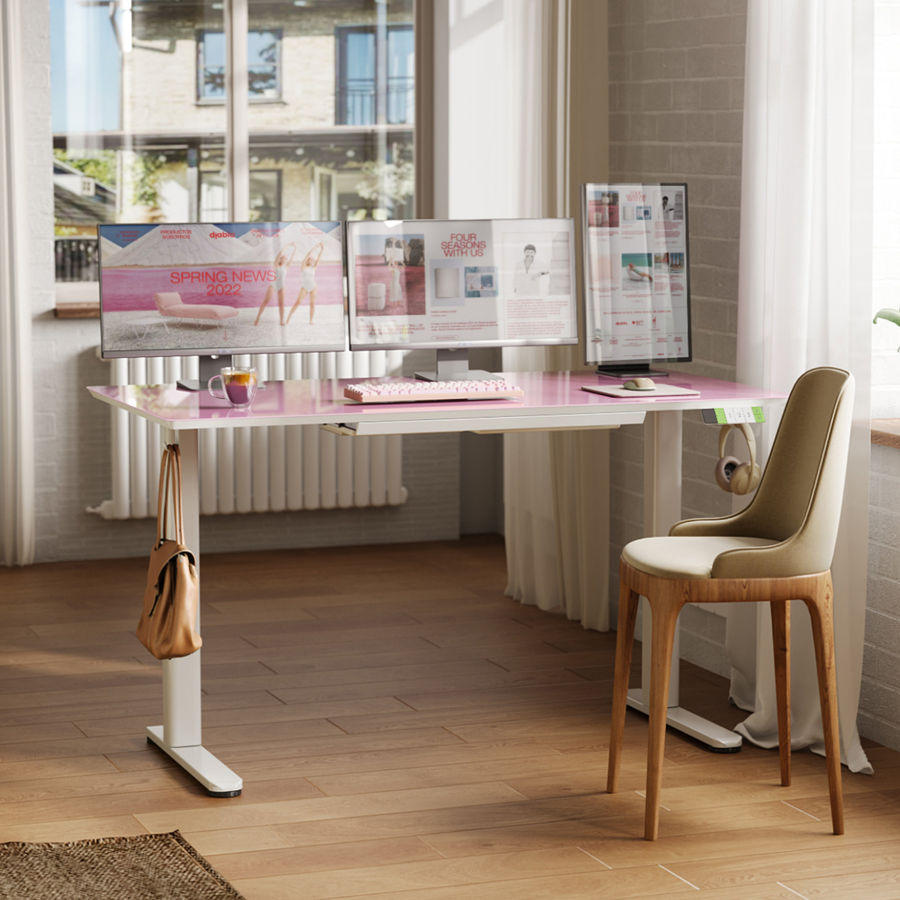 Pink Office Desks