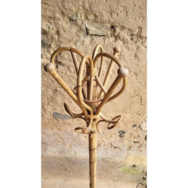 Rattan Parrot Coat Rack, 1960s added by Kate Lynn Nemett