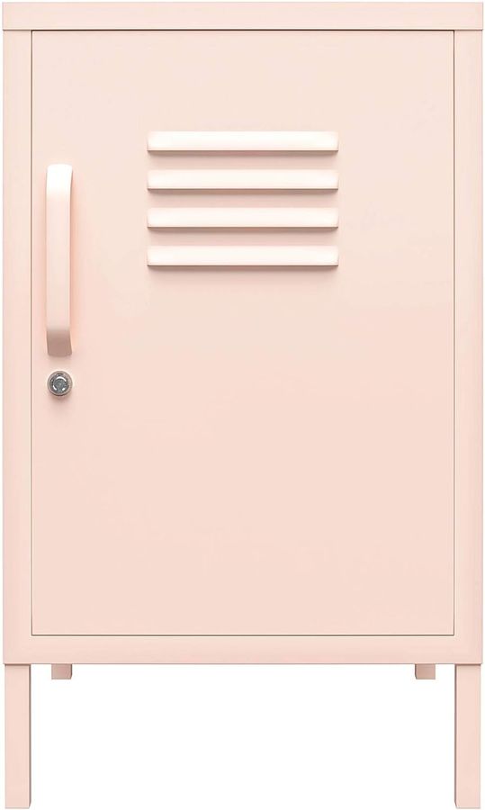 REALROOMS Shadwick 1 Door Metal Locker Style Livingroom End Table, Pink added by Victoria Freise