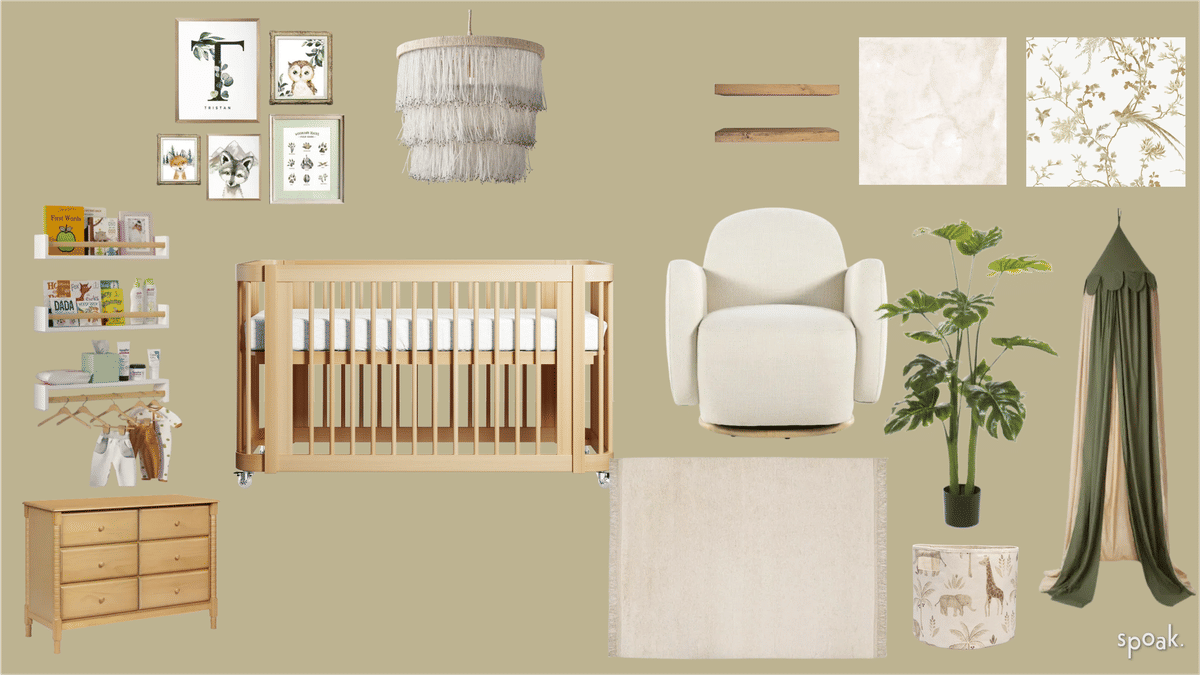 Japandi Nursery Ideas designed by Katelyn Richardson