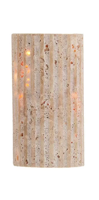 Striped Yellow Cave Stone Wall Lamp Outdoor Courtyard Wall Light added by Melissa Knowles