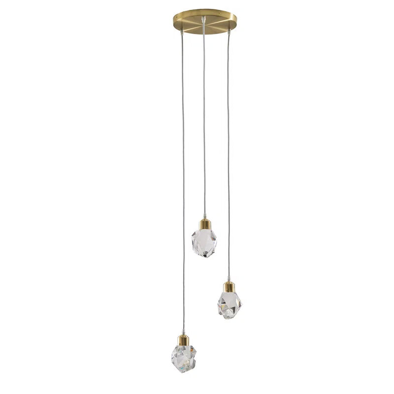 Eutiquio 3 - Light Brass LED Pendant added by HELEN SALGADO