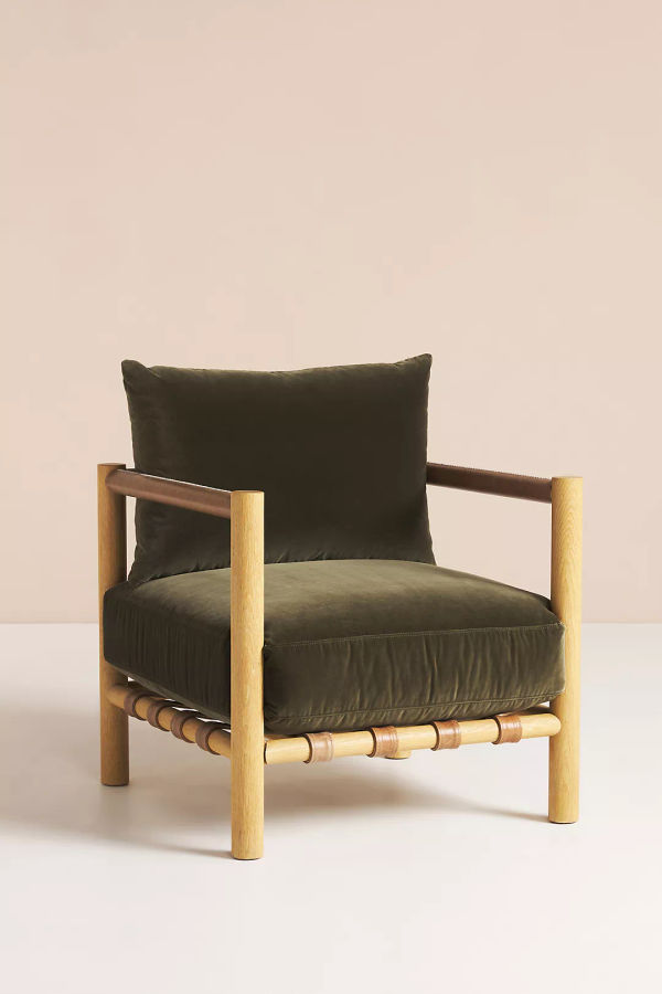 Amber Lewis for Anthropologie Velvet Caillen Accent Chair added by Liz Kirby