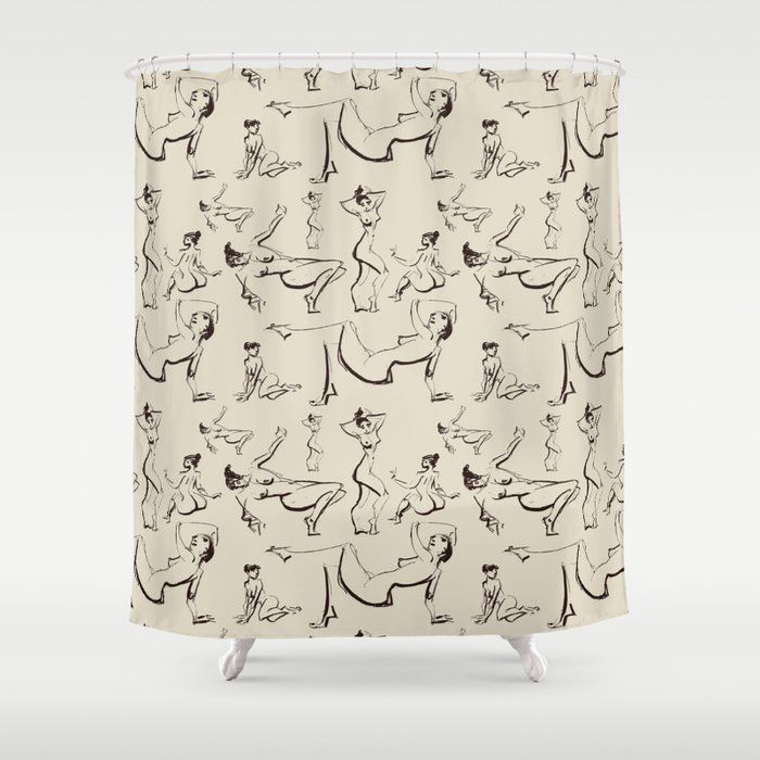 ink only 2 Shower Curtain by SAEIINK added by Katheryn Klubak