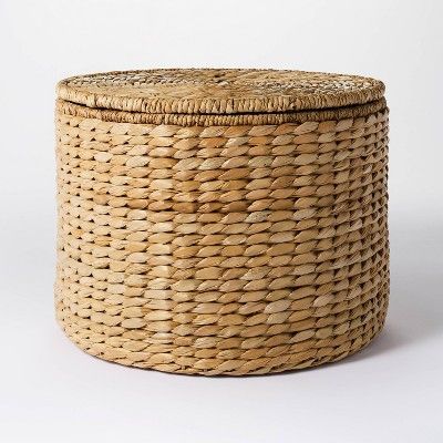 Woven Storage Ottoman Natural - Threshold™ designed with Studio McGee added by Caroline Johnston