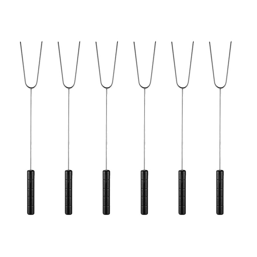 marshmallow roasting sticks, smores sticks, roasting sticks, barbecue skewer, barbecue tool6Pcs Stainless Steel Grill Fork Wood Handle Roasting Sticks Outdoor Barbecue Skewer - Walmart.com added by Piper Stromatt