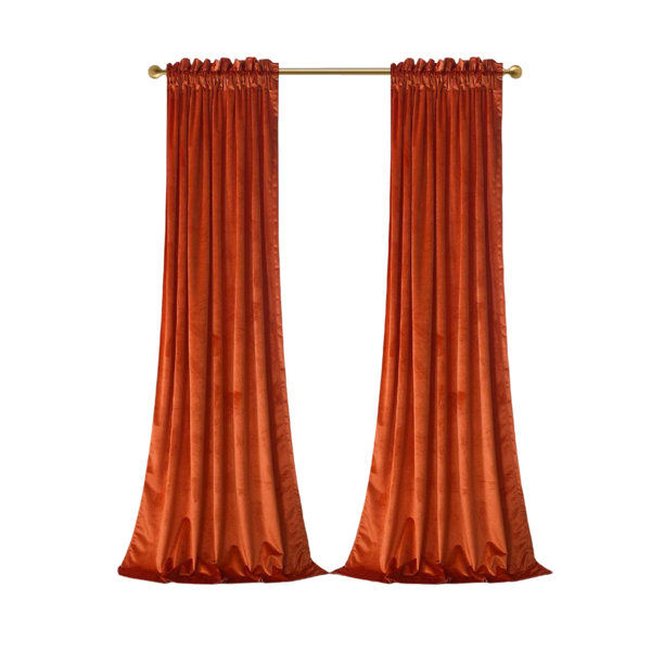 Heavy Thick Window Drapes For Living Room, Room Da Velvet Room Darkening Sliding Panel Pair added by Kendra Peterson