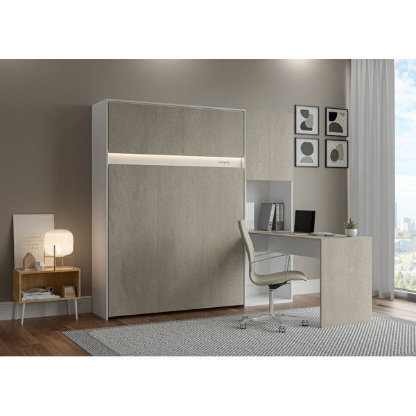 Brainna Murphy Bed With Desk added by Ericka Mills