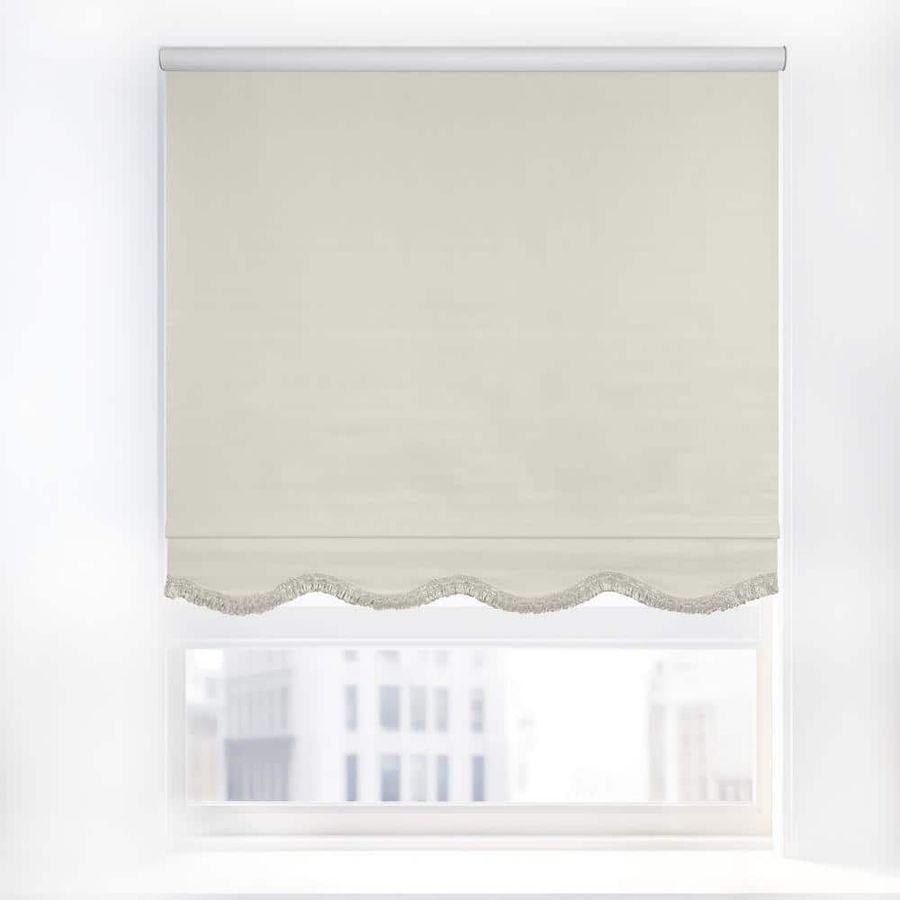 Chicology Fringe Ivory Textured Cordless Blackout Privacy Vinyl Roller Shade 17.75 in. W x 64 in. L RS-WS-V-IF-17.75X64 - The Home Depot added by Sylvana Kiss