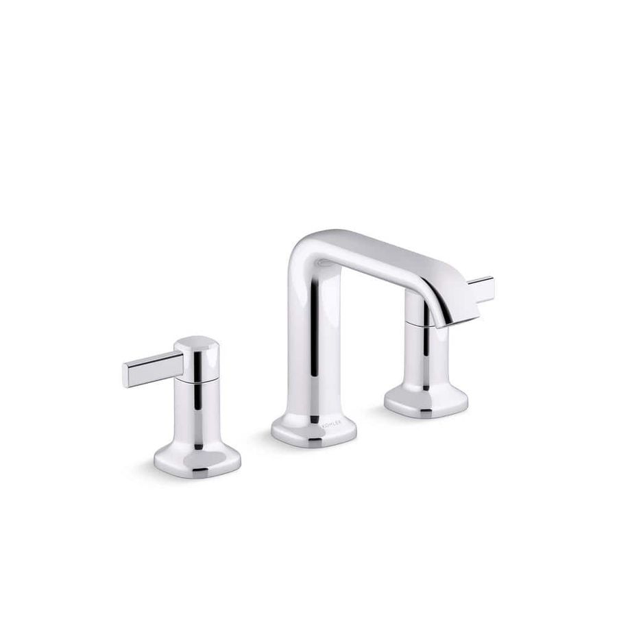KOHLER Ashan 8 in. Widespread 2-Handle Bathroom Faucet in Polished Chrome K-R27138-4D-CP - The Home Depot added by Desma Xayarath