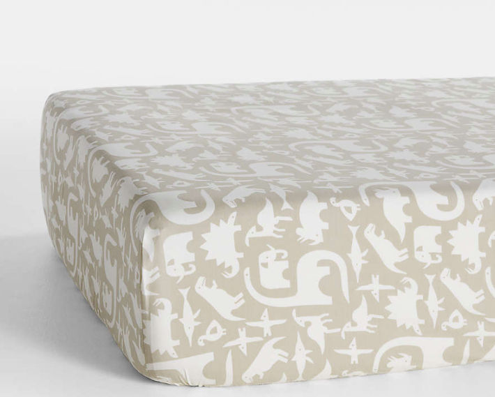 Stay Cool Dino Tower Organic Cotton Baby Crib Fitted Sheet added by Kristina Blackford