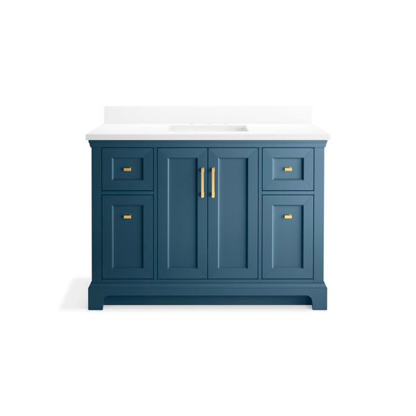 Charlemont 48 In. Bathroom Vanity Cabinet With Sink And Quartz Top added by Allison Keach