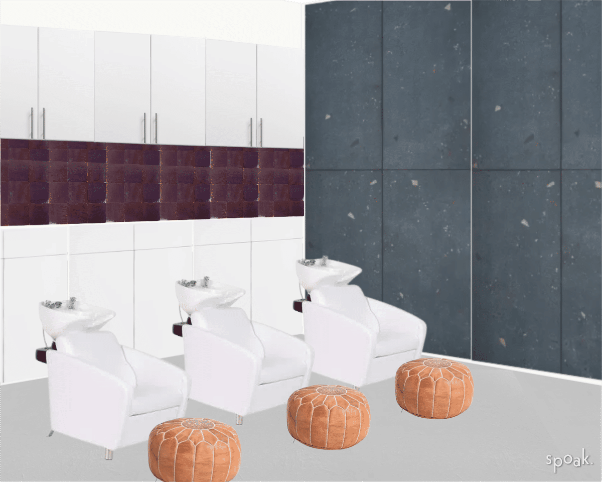 Purple Primary Bathroom Ideas designed by Virginia Bennice