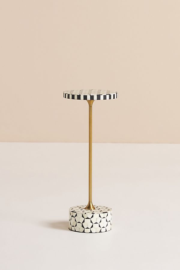 Moroccan Inlay End Table - Grey added by Kate Lynn Nemett