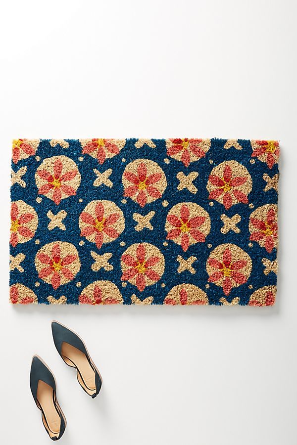 Retro Floral Doormat added by Olia Muz