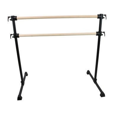Professional Series: Wood Double Bar Freestanding Ballet Barre added by Kate McKay Designs