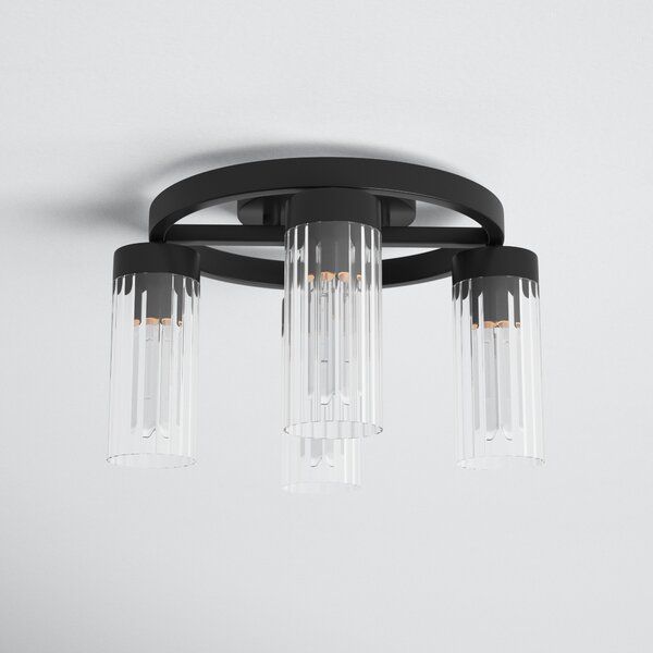Dominique Glass Semi Flush Mount added by Emoke Balazs