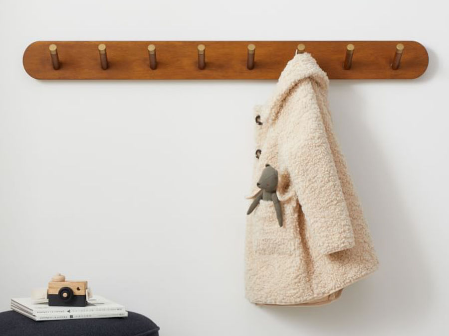 Mid-Century Wall Rack - Acorn - 42" added by Christina Whiteside