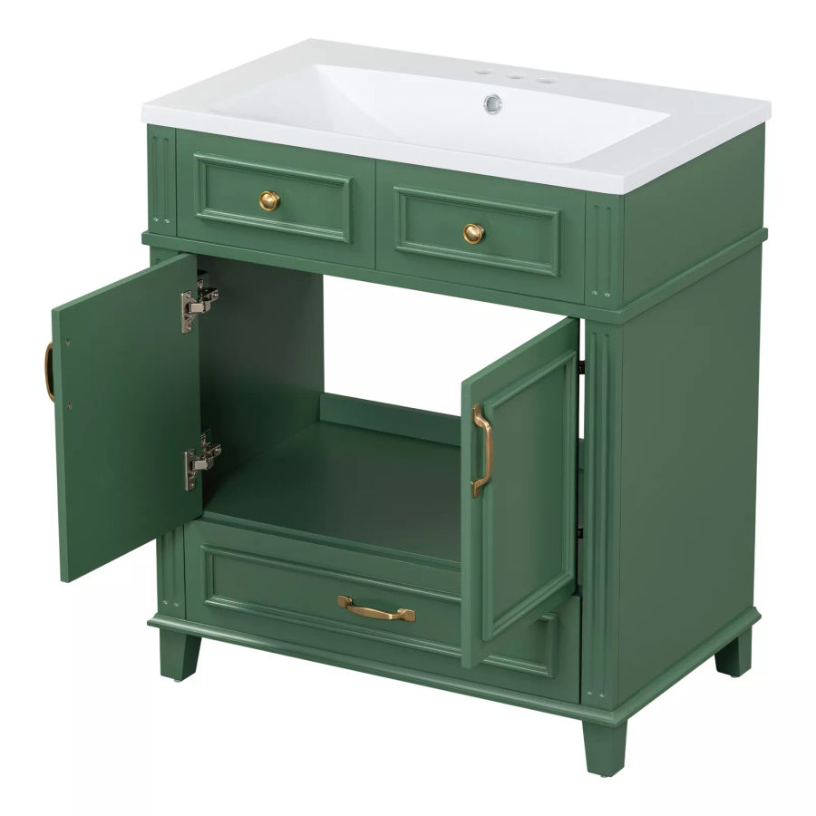 30'' Bathroom Vanity with Sink Bathroom Storage Cabinet with Soft Closing Doors added by Caitlyn Fitzpatrick