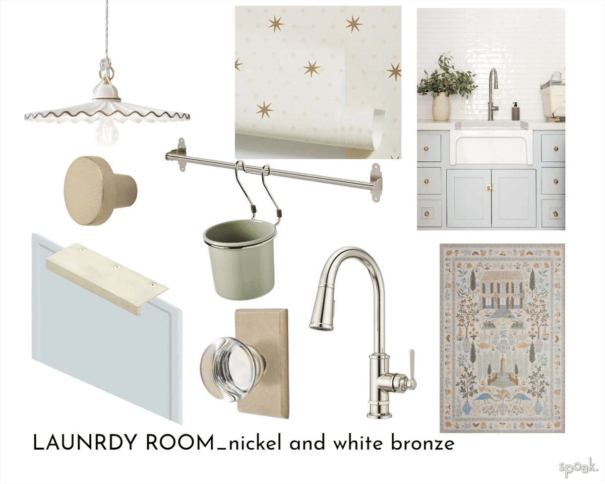 Laundry Room Inspiration designed by Kacey Dillier