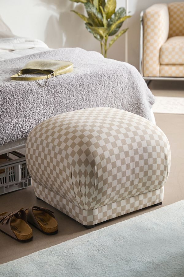 Sierra Checkered Ottoman added by Shellie Kemp