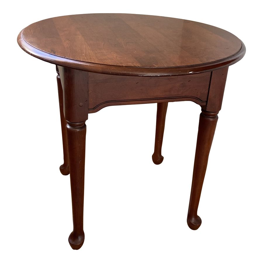 Mid 20th Century Vintage Wooden Corner Accent Lamp Table added by Sara Charlesworth