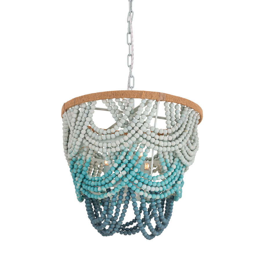 Jade Beaded Chandelier - TOV Furniture added by Lauren Houston