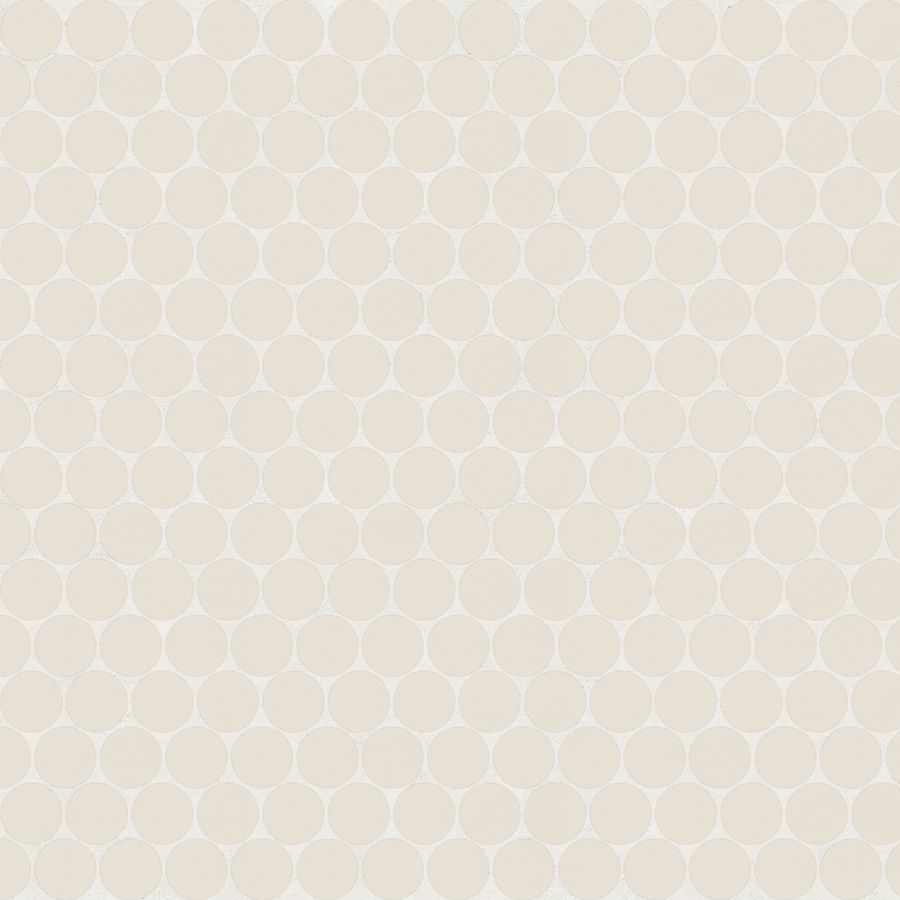 Marin 3/4" Penny Round Matte Porcelain Mosaic in Sand Dollar added by Morgan Hatch