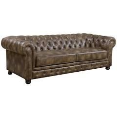 Moroney 91" Faux Leather Chesterfield Sofa added by Spoak Member