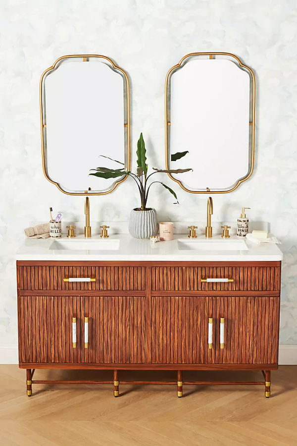 Deluxe Tamboured Double Bathroom Vanity added by Charlene Adhiambo