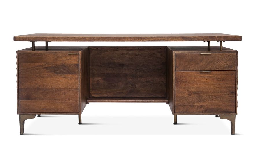 Santa Cruz 66'' Rectangular Executive Desk added by Caroline Hess