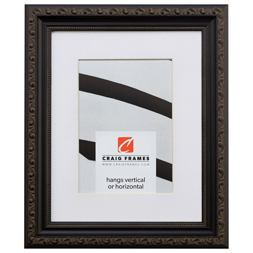 ANCIEN ORNATE 1.25", ANTIQUE BLACK MATTED PICTURE FRAME added by Blaire Gremillion