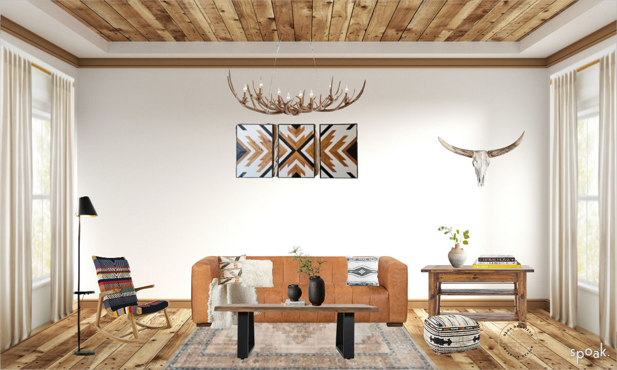 Kitchen + Living Room Inspo designed by Olga Dragieva
