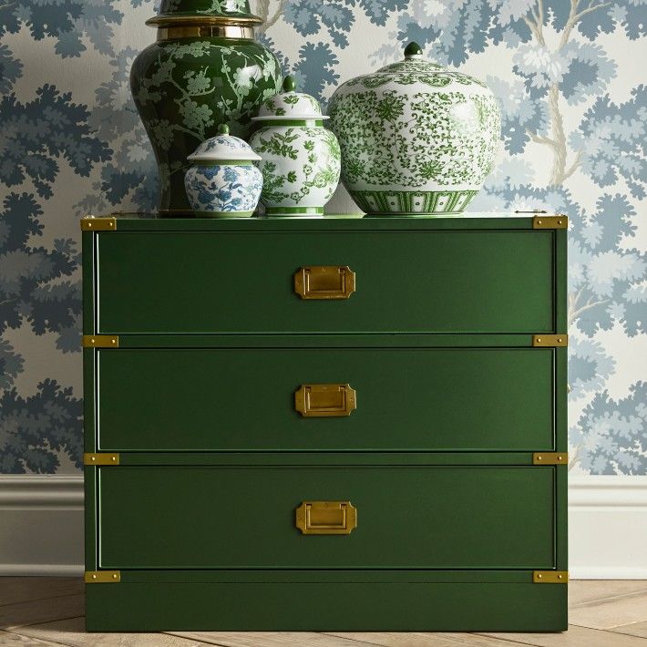 Campaign 3-Drawer Nightstand (30") added by Gretchen Oatman
